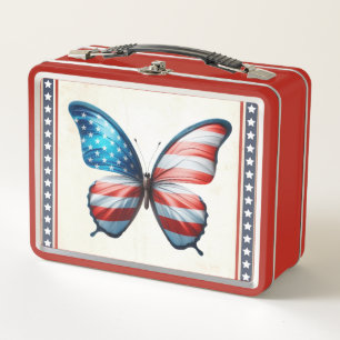 USA/patriottische 4th of July vlinder