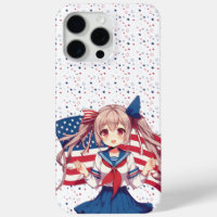 USA patriottische anime meisje
