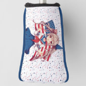 USA patriottische anime meisje Golfheadcover (Draai 90)