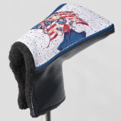 USA patriottische anime meisje Golfheadcover (3/4 voorkant)