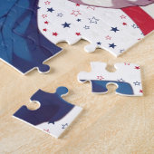 USA patriottische anime meisje Legpuzzel (Zijkant)