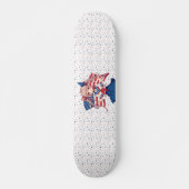 USA patriottische anime meisje Persoonlijk Skateboard (Voorkant)