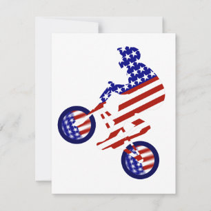 USA Patriottische Biking BMX Kaart