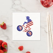 USA Patriottische Biking BMX Servet (Insitu)
