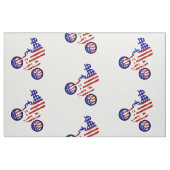 USA Patriottische Biking BMX Stof (Fat Quarter)
