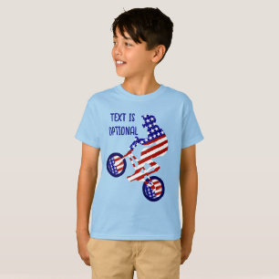 USA Patriottische Biking BMX T-shirt