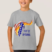 USA Patriottische BMX / VUIL FIETSEN T-shirt (Voorkant)