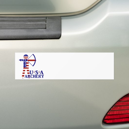 USA Patriottische BOOGSCHIETEN Bumpersticker (Op auto)