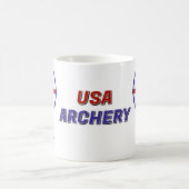 USA Patriottische Boogschutterij Koffiemok (Center)