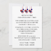 USA-patriottische Deco-kerstuitnodiging Kaart (Achterkant)