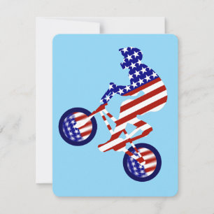 USA Patriottische Fietsen BMX Kaart