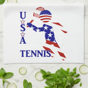 USA Patriottische HEREN TENNIS Theedoek
