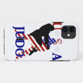 USA Patriottische Krijgskunsten JUDO Case-Mate iPhone Case (Achterkant (horizontaal))