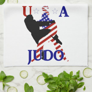 USA Patriottische Krijgskunsten JUDO Theedoek
