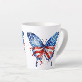 USA Patriottische Latte Mok (Rechterhoek)