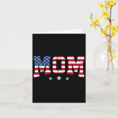 Usa Patriottische Moeder Moederdag Amerikaanse Vla Kaart (Gele Bloem)