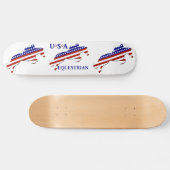 USA Patriottische Paardensport Skateboard (Horizontaal)