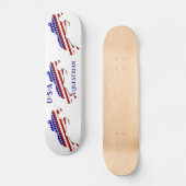 USA Patriottische Paardensport Skateboard (Voorkant)