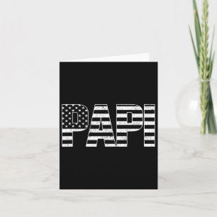 Usa Patriottische Papi Vaderdag Amerikaanse Vlag 4 Kaart