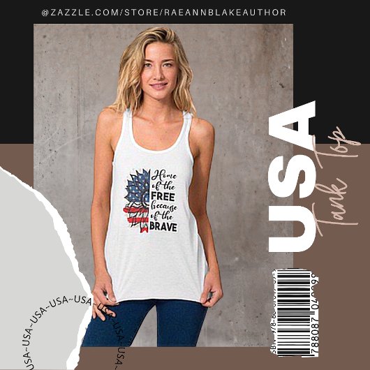 USA Patriottische Tanktop T-shirt