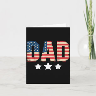 Usa Patriottische Vader Vaderdag Amerikaanse Vlag Kaart