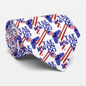 USA Patriottische vechtsporten TAEKWONDO Stropdas (Opgerold)
