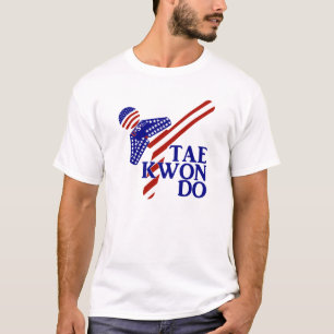 USA Patriottische vechtsporten TAEKWONDO T-shirt