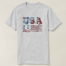 USA Patriottische Vlag T-shirt
