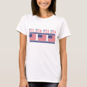 USA Patriottische Vlag, Verenigde Staten T-shirt (Voorkant)