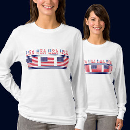 USA Patriottische Vlag, Verenigde Staten T-shirt