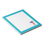 USA Patriottische VROUWEN GOLF Notitieblok (Schuin)