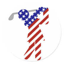 USA Patriottische VROUWEN GOLF