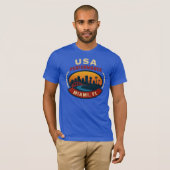 USA Performance Miami T-shirt (Voorkant volledig)