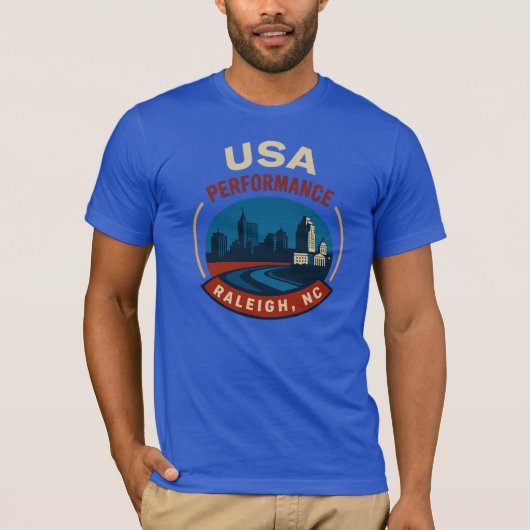 USA Performance Raleigh T-shirt (Voorkant)