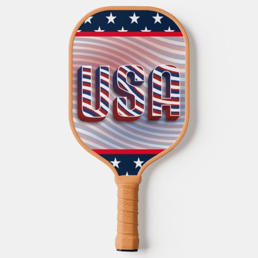 USA Pickleball Paddle (Achterkant)