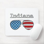 USA PILOOTBRIL INDIANA MUISMAT (Met muis)