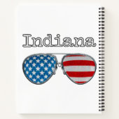 USA PILOOTBRIL INDIANA NOTITIEBOEK (Achterkant)
