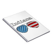 USA PILOOTBRIL INDIANA NOTITIEBOEK (Rechterzijde)