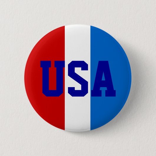 USA Pin Ronde Button 5,7 Cm (Voorkant)