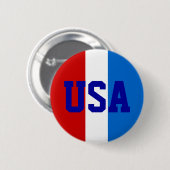 USA Pin Ronde Button 5,7 Cm (Voorkant /achterkant)