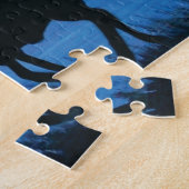 USA Pony Express 🐎 Cowboy Rider Painting Legpuzzel (Zijkant)