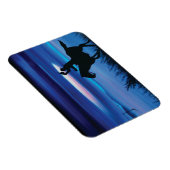 USA Pony Express 🐎 Cowboy Rider Painting Magneet (Rechterzijde)