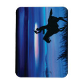 USA Pony Express 🐎 Cowboy Rider Painting Magneet (Verticaal)