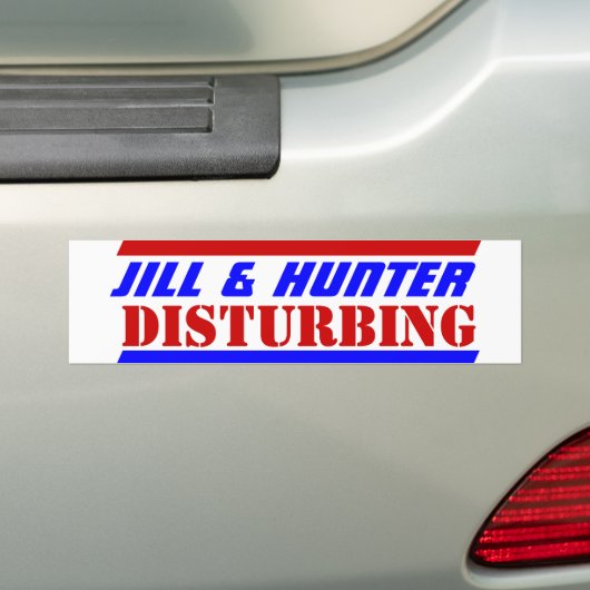 USA President JILL & HUNTER STOREN Ga naar huis Bumpersticker (Op auto)