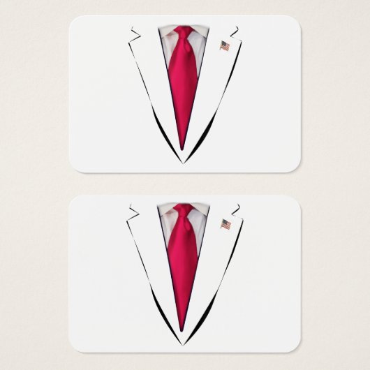 USA President Trump Suit Visitekaartje (Voorkant /achterkant)