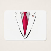 USA President Trump Suit Visitekaartje (Achterkant)