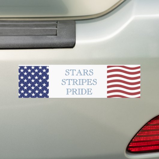 USA PRIDE Bumpersticker (Op auto)