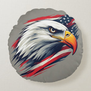 USA Pride Cadeau – Stekelkoparend met Amerikaanse  Rond Kussen