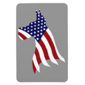 USA Pride Grote Deen Magneet (Verticaal)