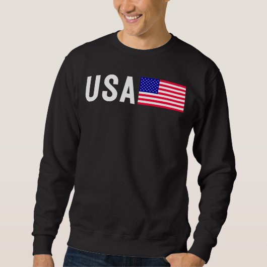 USA Pride mannen sweatshirt (Voorkant)